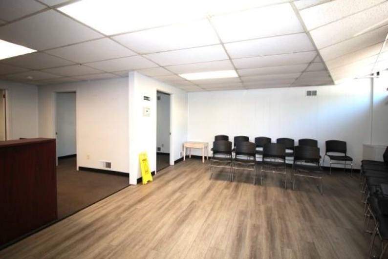 Large waiting room/ reception area