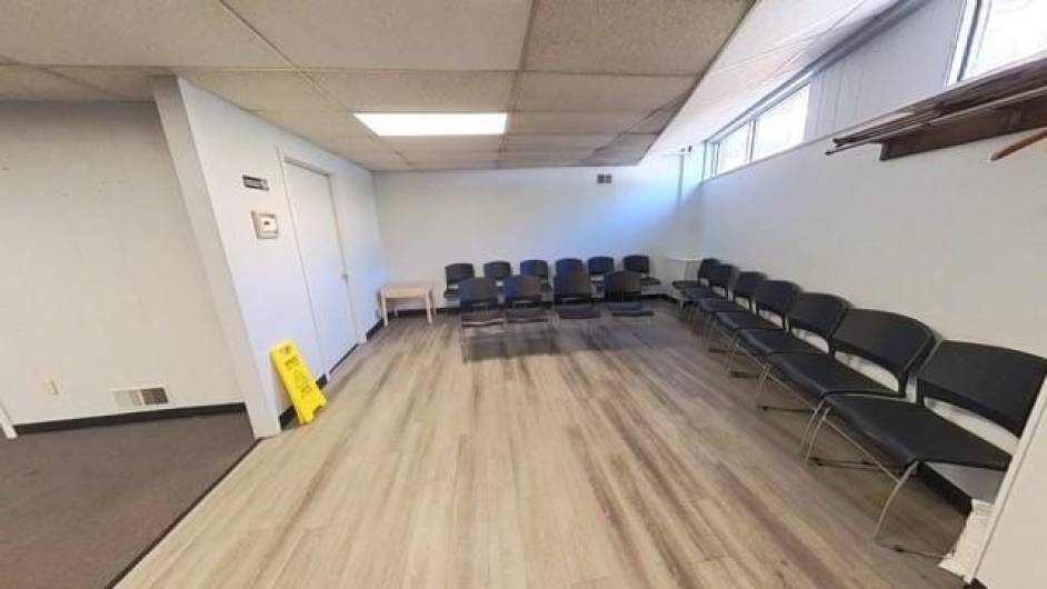 Large waiting room/ reception area