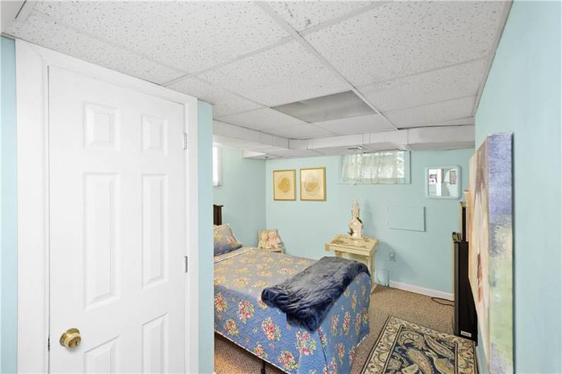 The lower level also includes an additional bedroom - perfect for when company comes to visit.