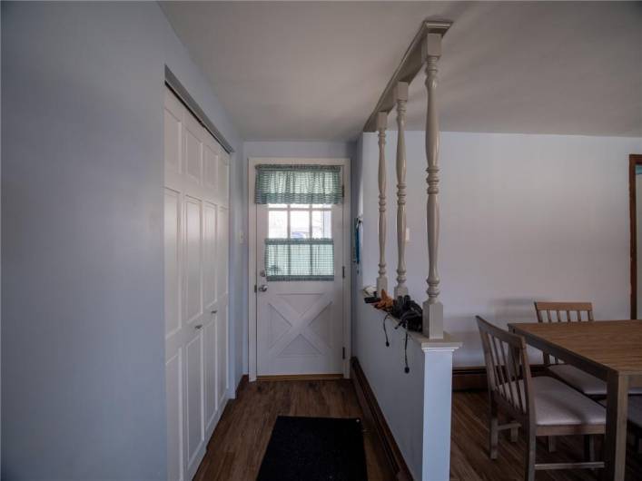 Rear Entry way