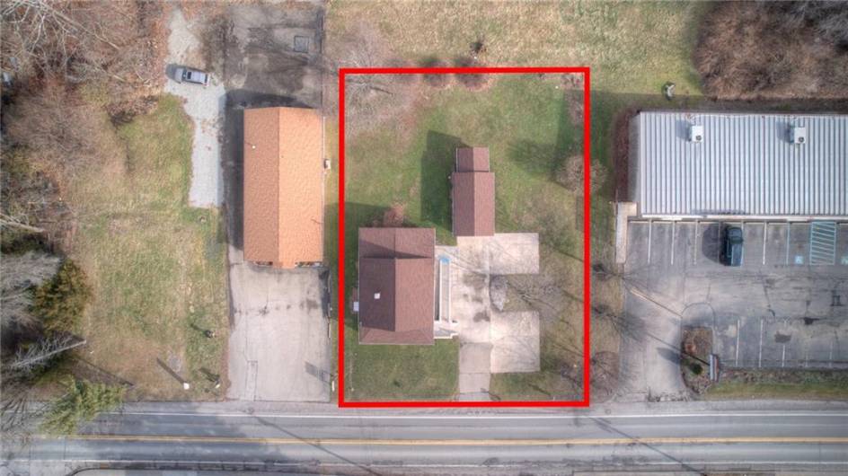 Double lot plenty of parking on concrete driveway