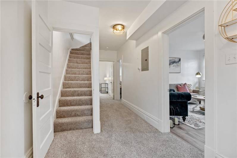 Main Hallway as you enter the apartment.