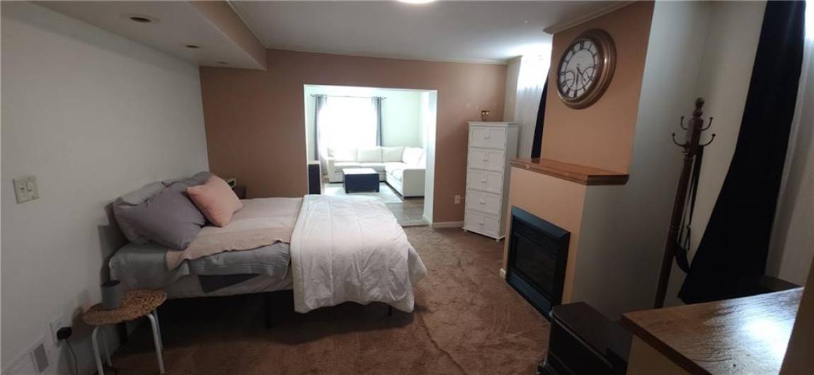 Seller is currently using the Main Living Room as  a Bedroom.