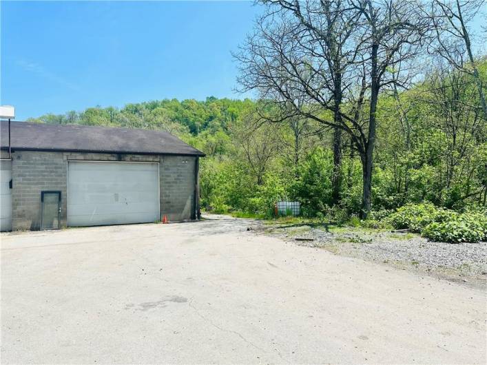 Lease for garage and parking lot is $3000 per month