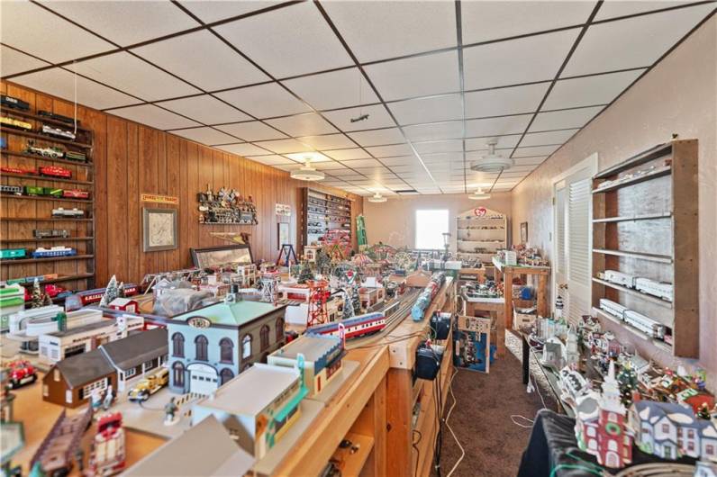 Any artists dream! Hobby room for all of your supplies and projects
