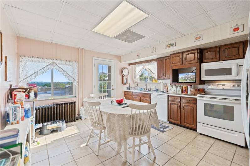 Kitchen with ample storage