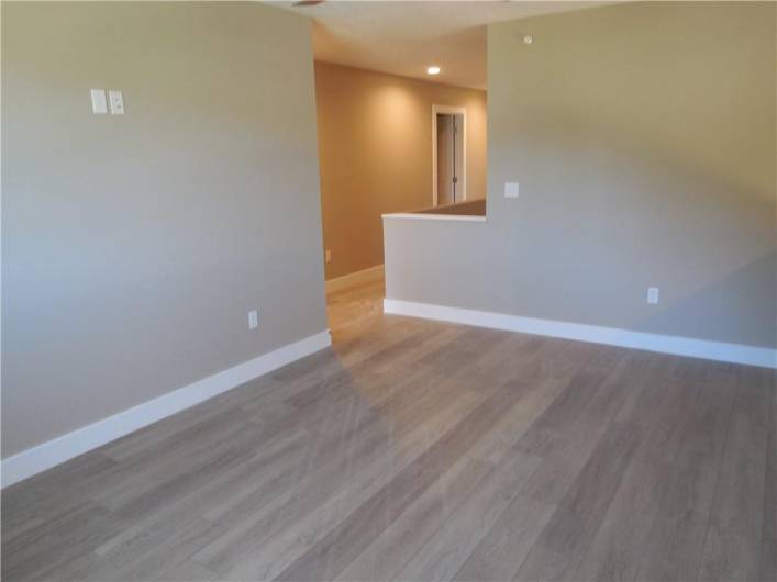 Another view of loft to upper hallway.