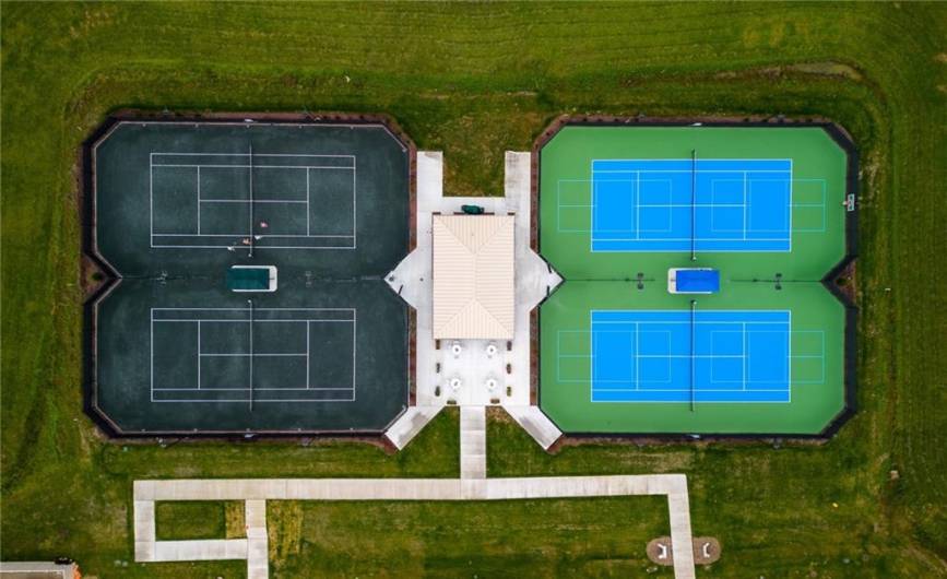 SEVEN OAKS NEW TENNIS AND PICKLEBALL COURTS
