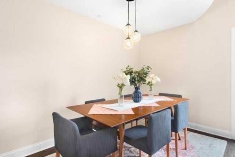 Designated dining area.