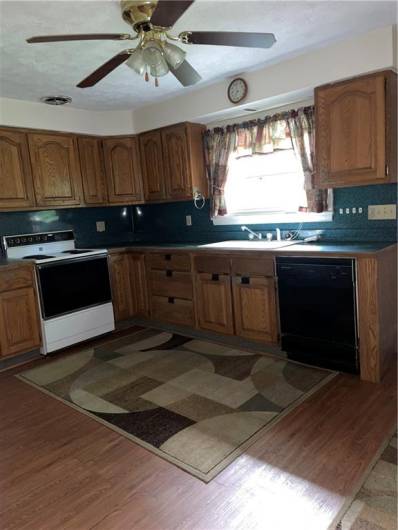 Kitchen in the rear home