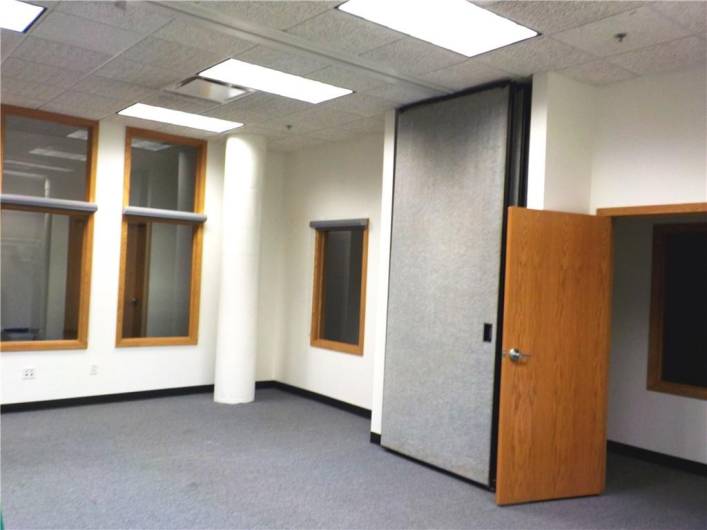 Large Open Room, with Retractable Sliding Divider