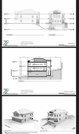Architect's rendering of dwelling