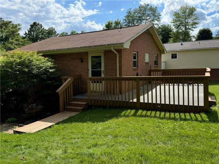 Backyard deck