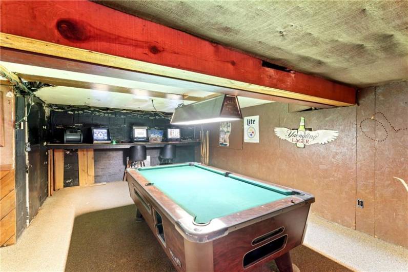 With Pool Table