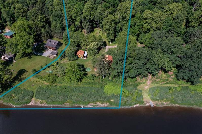 Estimated property boundaries