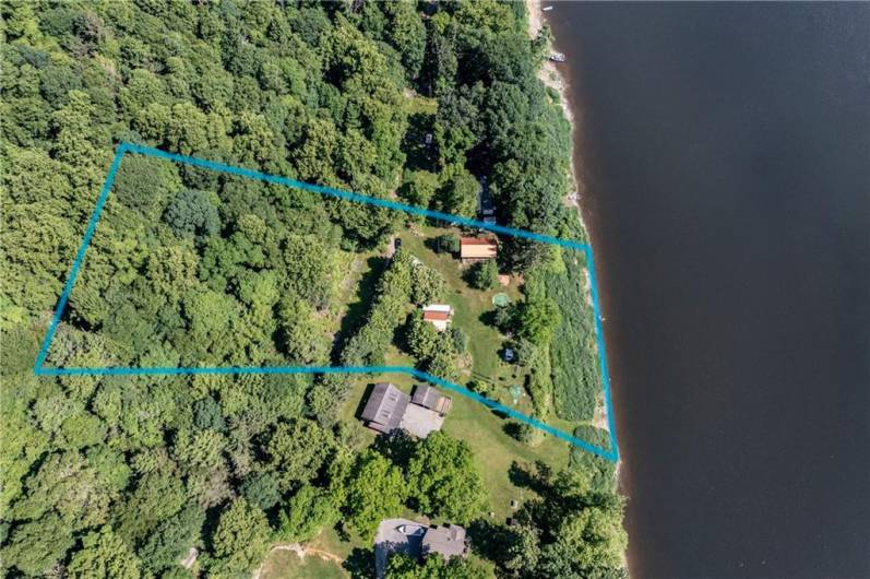 Estimated property boundaries