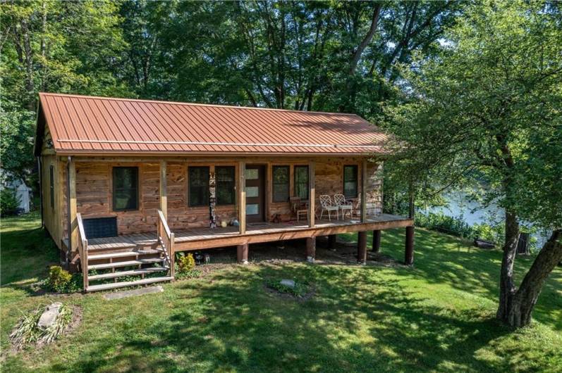 2018 built frame home, riverfront property!