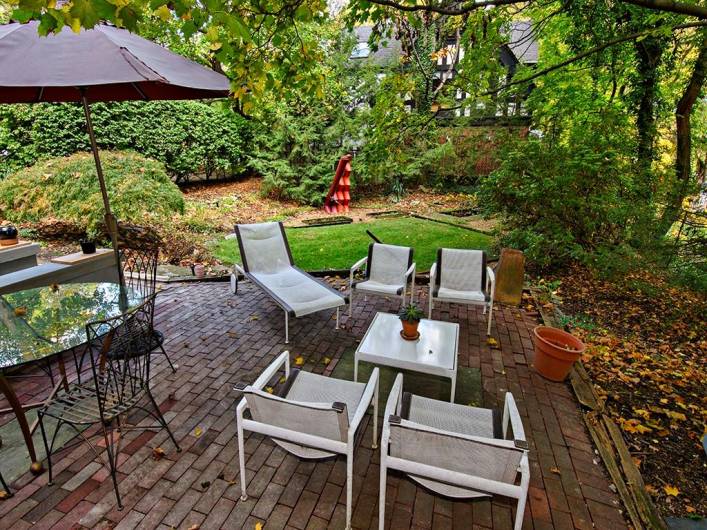 Sitting area of terrace