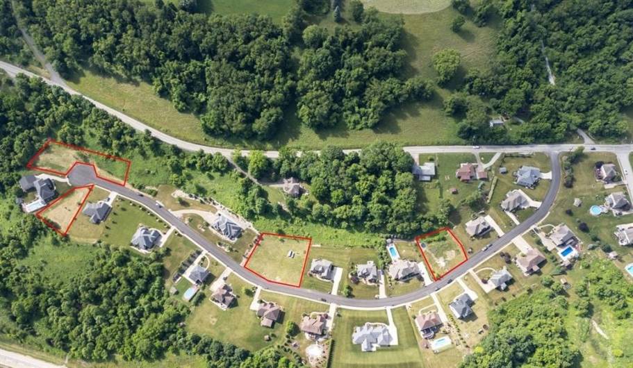 Lot on the right in cul-de-sac
