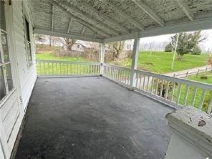 Covered Porch at Entry to Apt B