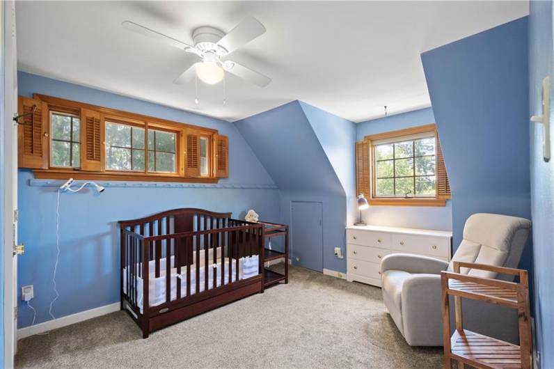 A darling bedroom for baby or toddler.