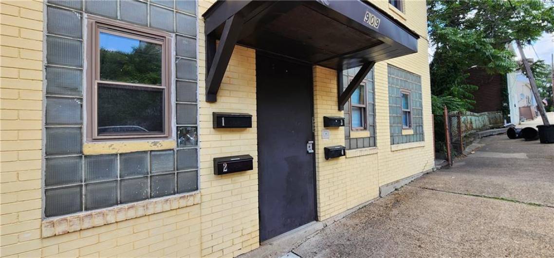 Secured front entrance