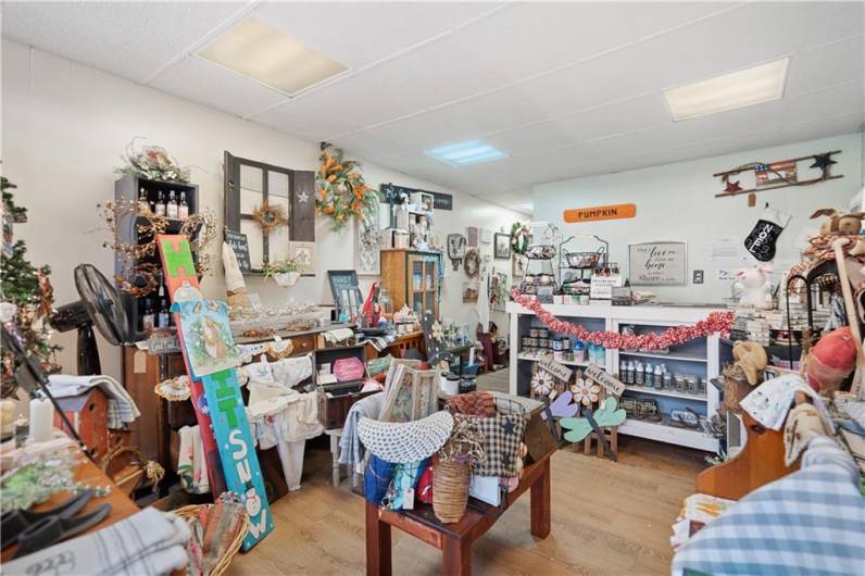 The craft store is a big space...