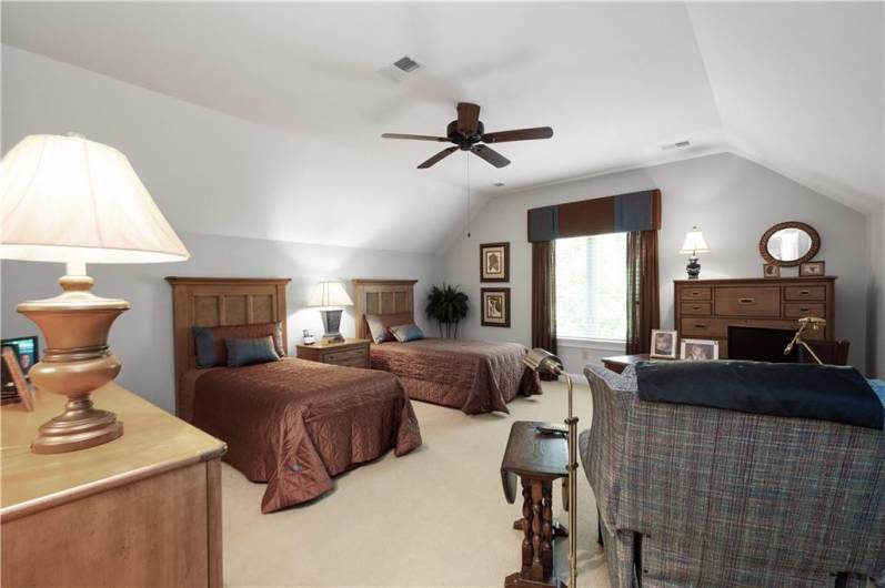 Bedroom located on the second level. Also a huge, unfinished walk-in attic for storage.