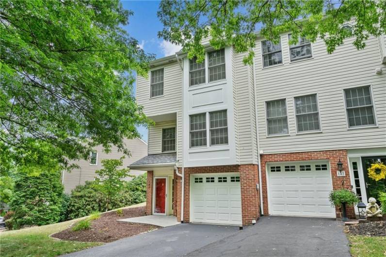 145 Meadowview is an end unit townhome in Glen Cannon (left most home in this photo)