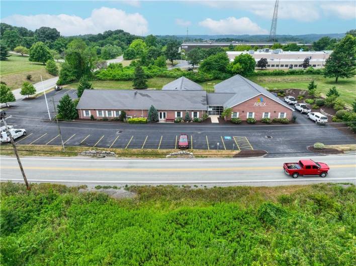 Building and parking lot