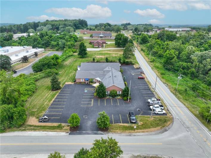 Building and parking lot