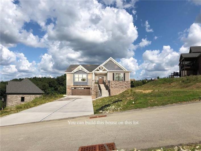 Example of a home that could be built on this lot.