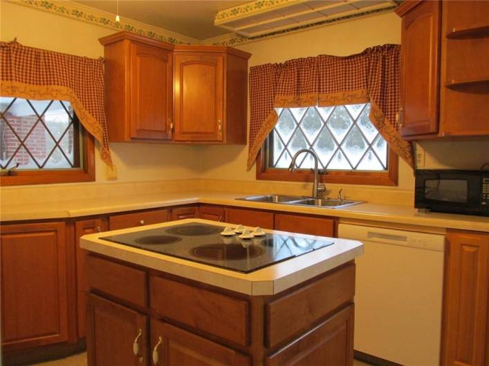 The Kitchen has a new dishwasher and plenty of counter space, too.