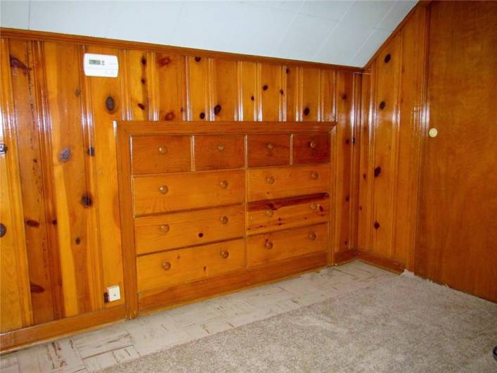 Master Bedroom is quite spacious...with charming built-ins
