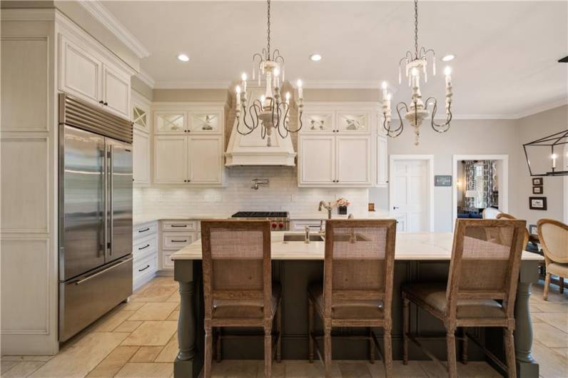 Kitchen view from sitting area