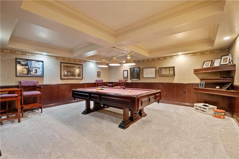 Billiards Room off Gameroom