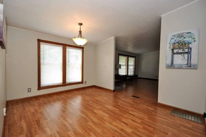 Here is the diningroom empty, waiting for your furniture.