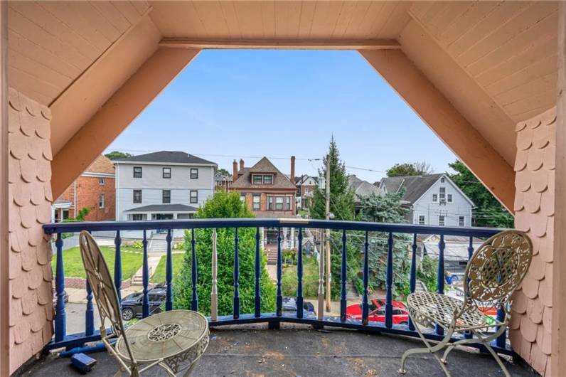 Balcony from 6th bedroom