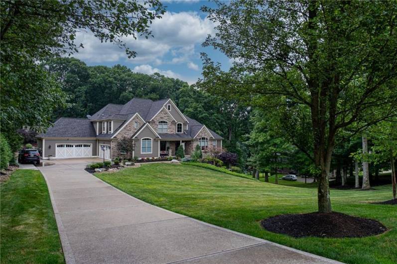 Front of Structure - Welcome to luxury and elegance at 815 Mt. Pleasant Rd nestled on 2.24 acres in the Pine Richland School District.