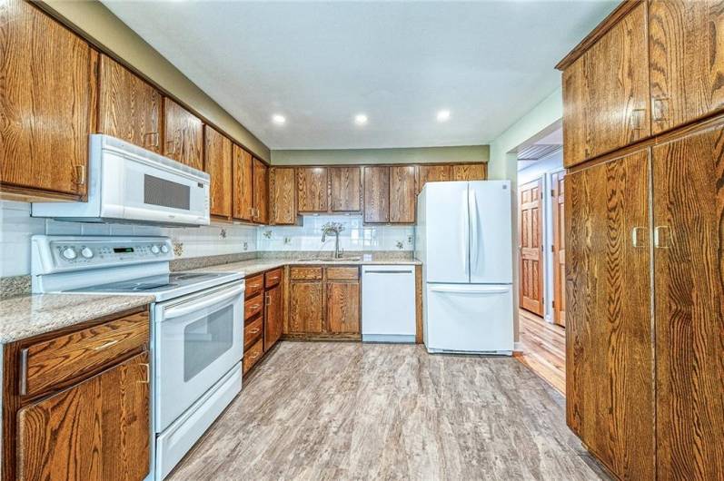 Beautiful remodeled and obviously plenty of cabinetry!