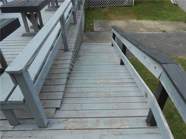 Ramp To Deck From Lower Level Parking