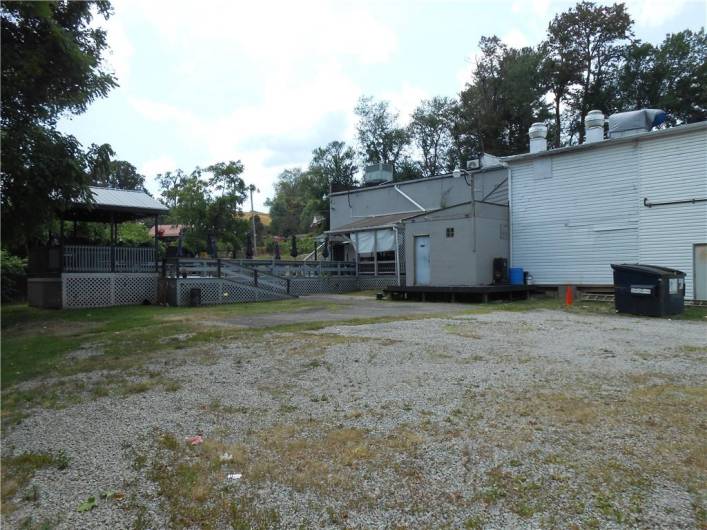 Rear Of Building / Lower Level Parking