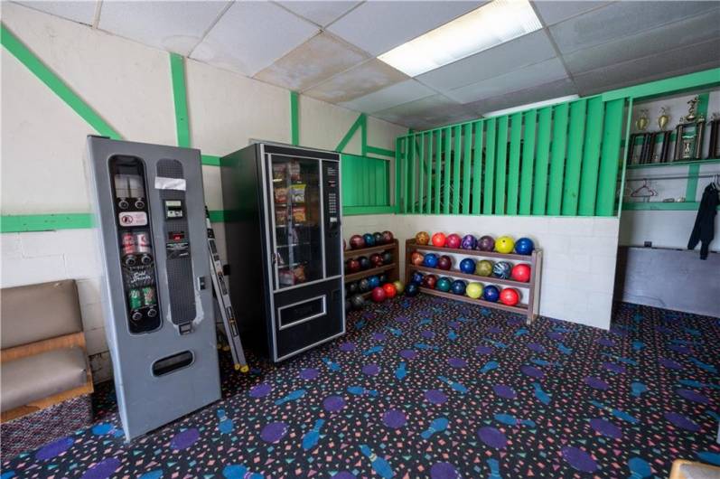 Bowling Center Vending Machines