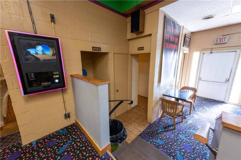 Bowling Center Restroom Entrances