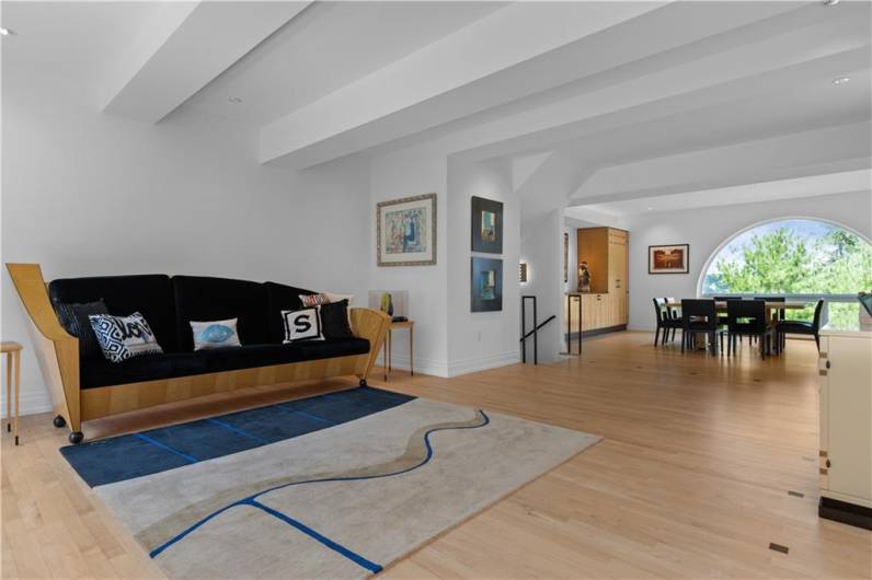 View of the dining room from the formal living room