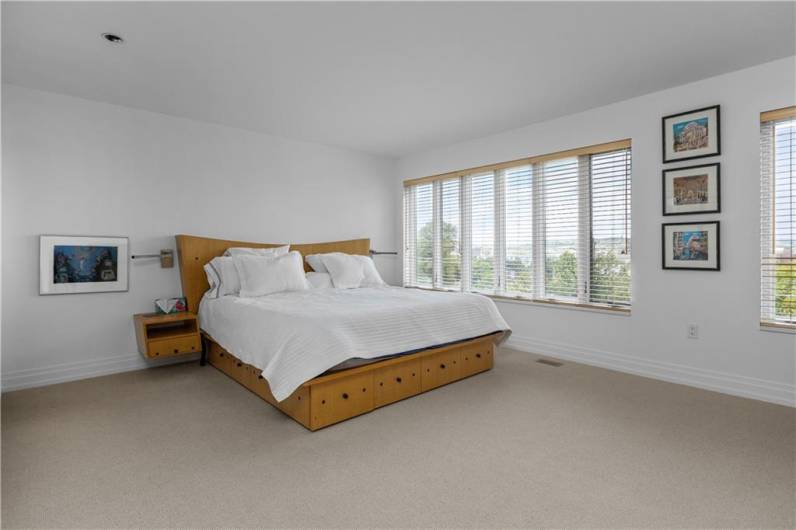 Bedrooms are airy, light, bright and private
