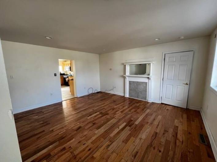 Alternate view of the living room as seen from the entryway.