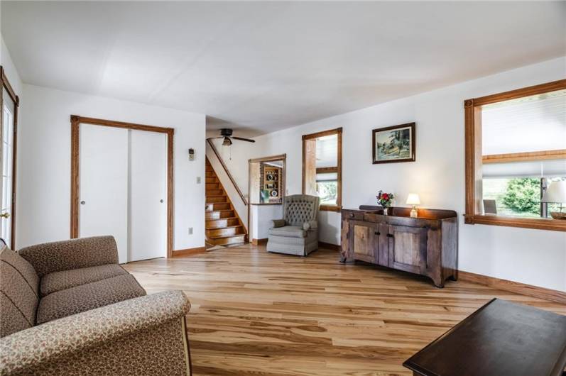 Formal living room on main level