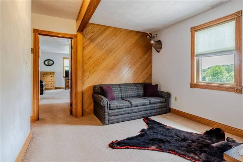 Upper level sitting area- Could be a bedroom.