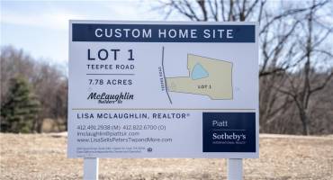 Lot 1-215 Teepee Rd, McMurray, PA 15317, ,Farm-acreage-lot,For Sale,Teepee Rd,1666355